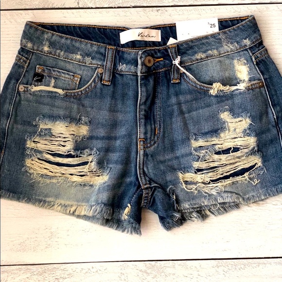 RESTOCKED Kancan distressed cutoff denim shorts! - Picture 3 of 16
